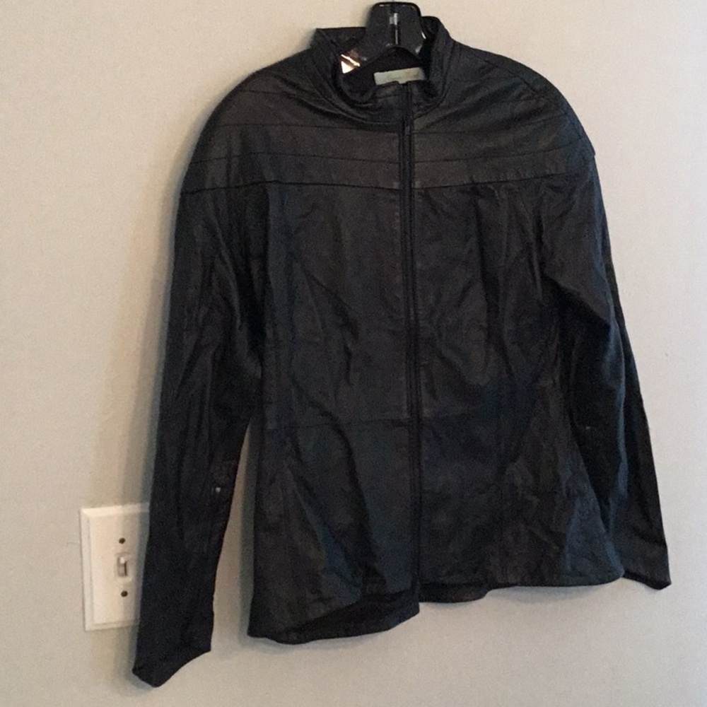Geren Ford Medium Black Leather Jacket - image 1